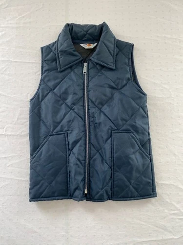Tom Cat Quilted Zip Front Vest - product listing photo
