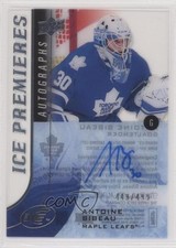 2015-16 Upper Deck Ice Premieres 449/499 Antoine Bibeau #IPA-AB Auto a3q