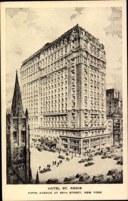 Ak New York City USA, Hotel St. Regis, Fifth Avenue, 55th Street, ... - 4802737