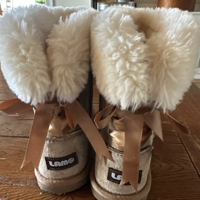 Lamo Sheepskin Kids Classic Boot Chestnut Size 3 Youth