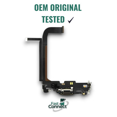 iPhone 13 Pro Charging Port Replacement OEM Original Apple Mic Flex Cable