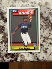 2020 TOPPS THROWBACK THURSDAY SUPER ROOKIE SET 45 CARD MARINERS KYLE LEWIS #270. rookie card picture