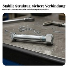 2 Stücke Anbaubolzen für Minibagger Minibaggerbolzen