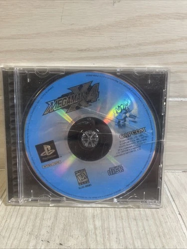 Mega Man X4, Black Label (PS1) Playstation Capcom half the case