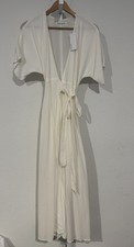 Reformation Winslow Wrap Dress Ivory Maxi Dress Size Size XS P NWT