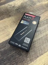 Creative Labs Sound Blaster Play! 3 USB External Sound Card Adapter New Sealed