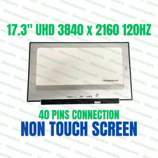 17.3" UHD 3840X2160 IPS LCD Screen 4K Display Non Touch B173ZAN03.5 120HZ