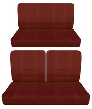 Fits 1955 To 1967 Plymouth Belvedere Ii 2dr Front 50-50 Top And Rear Seat Covers