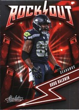 2023 Panini Absolute Doug Baldwin Rock Out #10 Seattle Seahawks