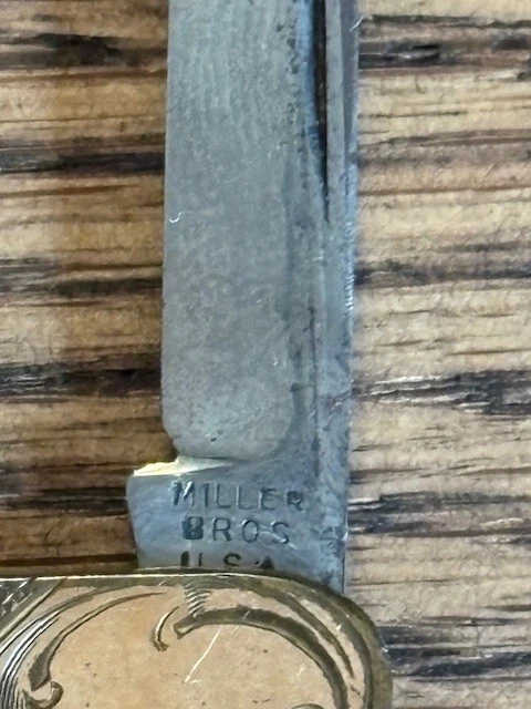 Miller Bros. Pocketknife Collectible Vintage Folding Knives for