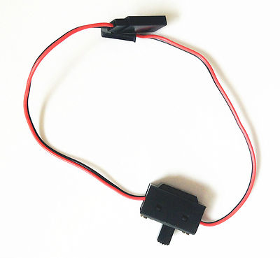 Power on/off switch with JR FUTABA cord for RC Boat Car Helicopter Flight 606
