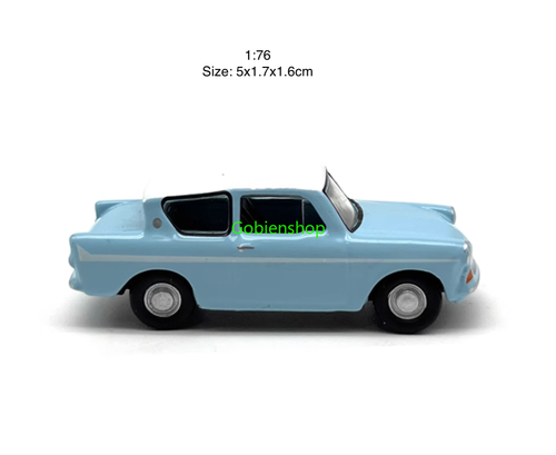 GB 1:76 hellblau Ford Anglia Oldtimer Modell Diecast Sammelauto - Bild 3 von 7