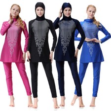 Modest Women Muslim Islamic Swimwear Burkini Beachwear Bathing Suit Swimming New