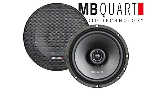 MB Quart QX-165 16,5Cm 2-Wege Koaxial Lautsprecher Paar Schwarz 3 OHM 80W RMS-image