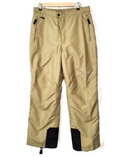 Spyder Winner Beige Snow Ski Pants Women's Size 14 Xcap Thinsulate