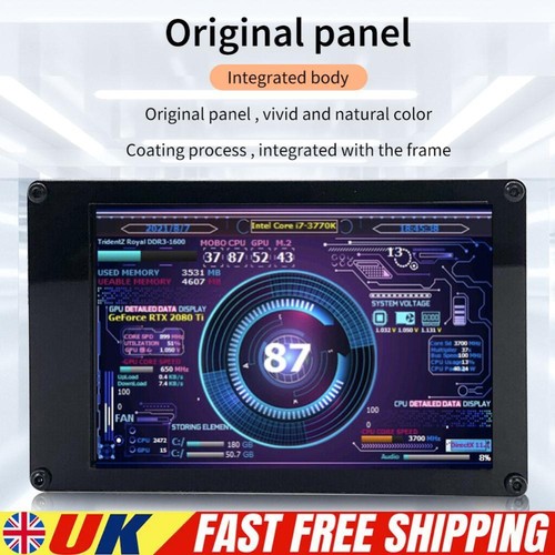 3.5 Inch IPS Display Screen Computer Accessories USB Secondary Screen for AIDA64