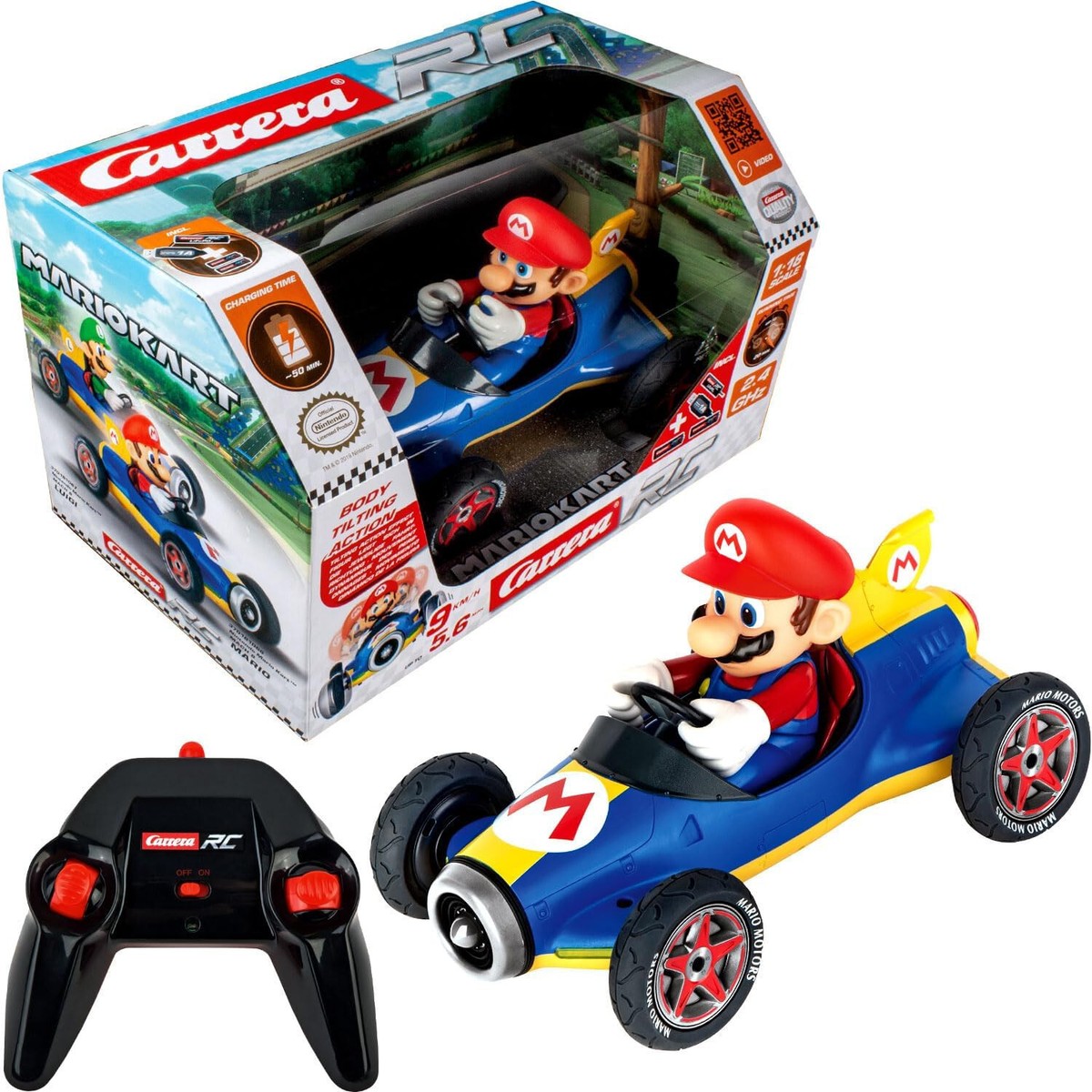 Carrera Mario Remote Controlled Mario Kart Remote Controlled