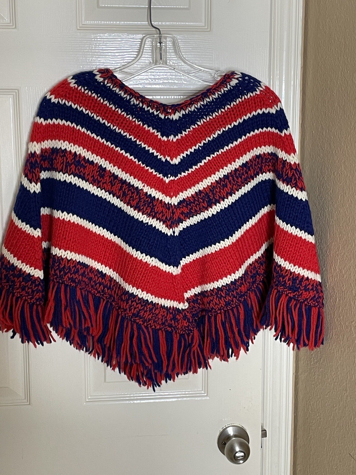 Handknitted Patchwork Wool Colorful Festival Boho… - image 7