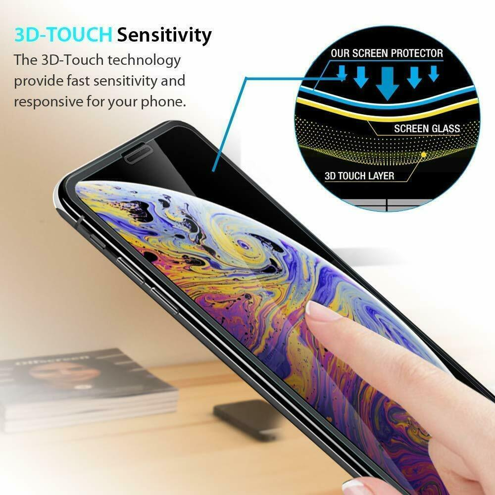 20D Tempered Glass iPhone 12 11 Pro Max Mini XR X XS SE2 8 7 SE Screen