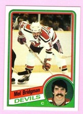 1984-85 Topps Mel Bridgman #84 New Jersey Devils