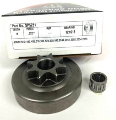 JONSERED 510, 520, 525, 535, 450, 455 SPROCKET & BEARING .325