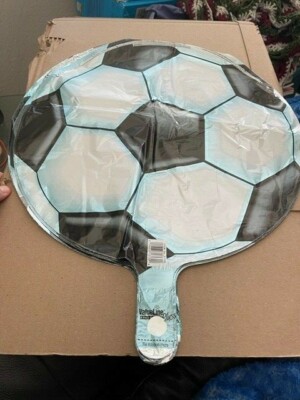 18'' Soccer Ball Super Shape Mylar Foil Balloon Party Decoration New!