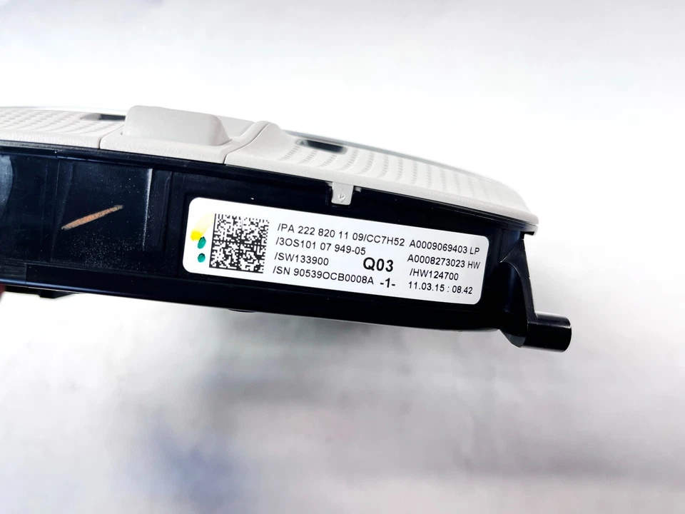 14-17 MERCEDES S MAYBACH S550 W222 CONSOLE DE LÂMPADA DE LUZ INTERIOR SUPERIOR FRONTAL FABRICANTE DE EQUIPAMENTO ORIGINAL - Imagem 4 de 4