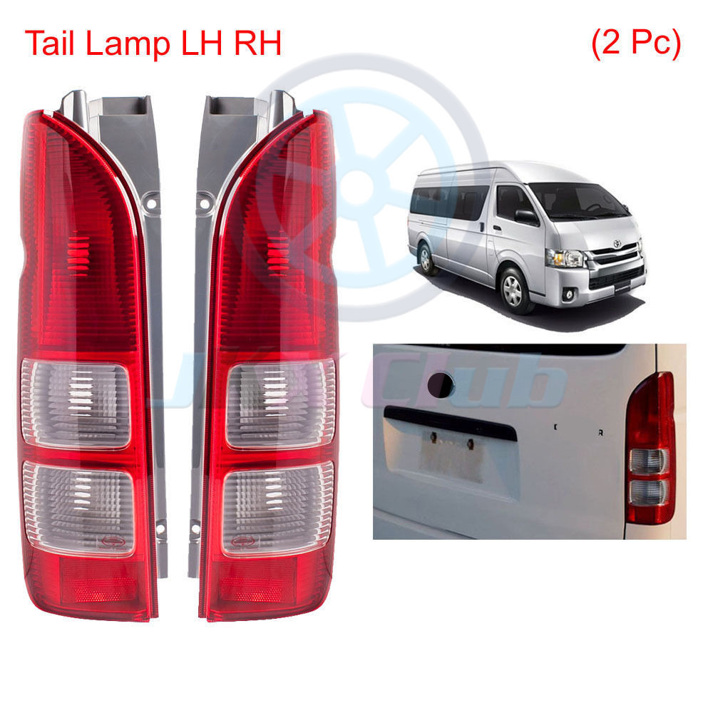 EURO-TRAIL LAMP HIACE テールランプ FOR TOYOTA HIACE COMMUTER VAN TAIL LAMP LIGHT 1SET RH&LH SKDH222