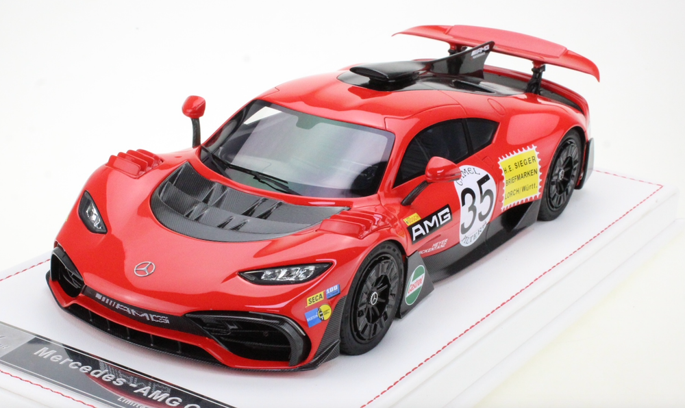 1/18 Ivy Models Mercedes Benz AMG one  in  AMG Racing colors   Leather Base