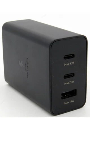 Samsung Charger 65W PD Super Fast Trio Port Wall USB-C / USB-A Original - Picture 4 of 5