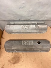 Vintage Mt Mickey Thompson Pontiac Aluminum Valve Covers 326 350 389 400 428 455