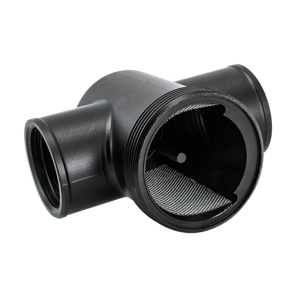 ALLOYWORKS Coolant Radiator Water Filter Inline with Cap Black Billet Aluminium - image 2 of 4