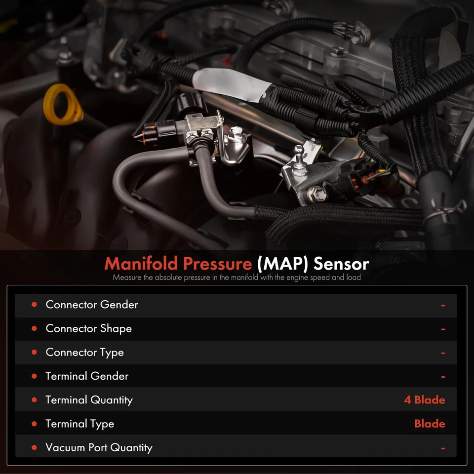 Nuevo sensor de presión del colector (MAP) para Suzuki Grand Vitara 2005 2006 2007-2017 Foto 2 de 4