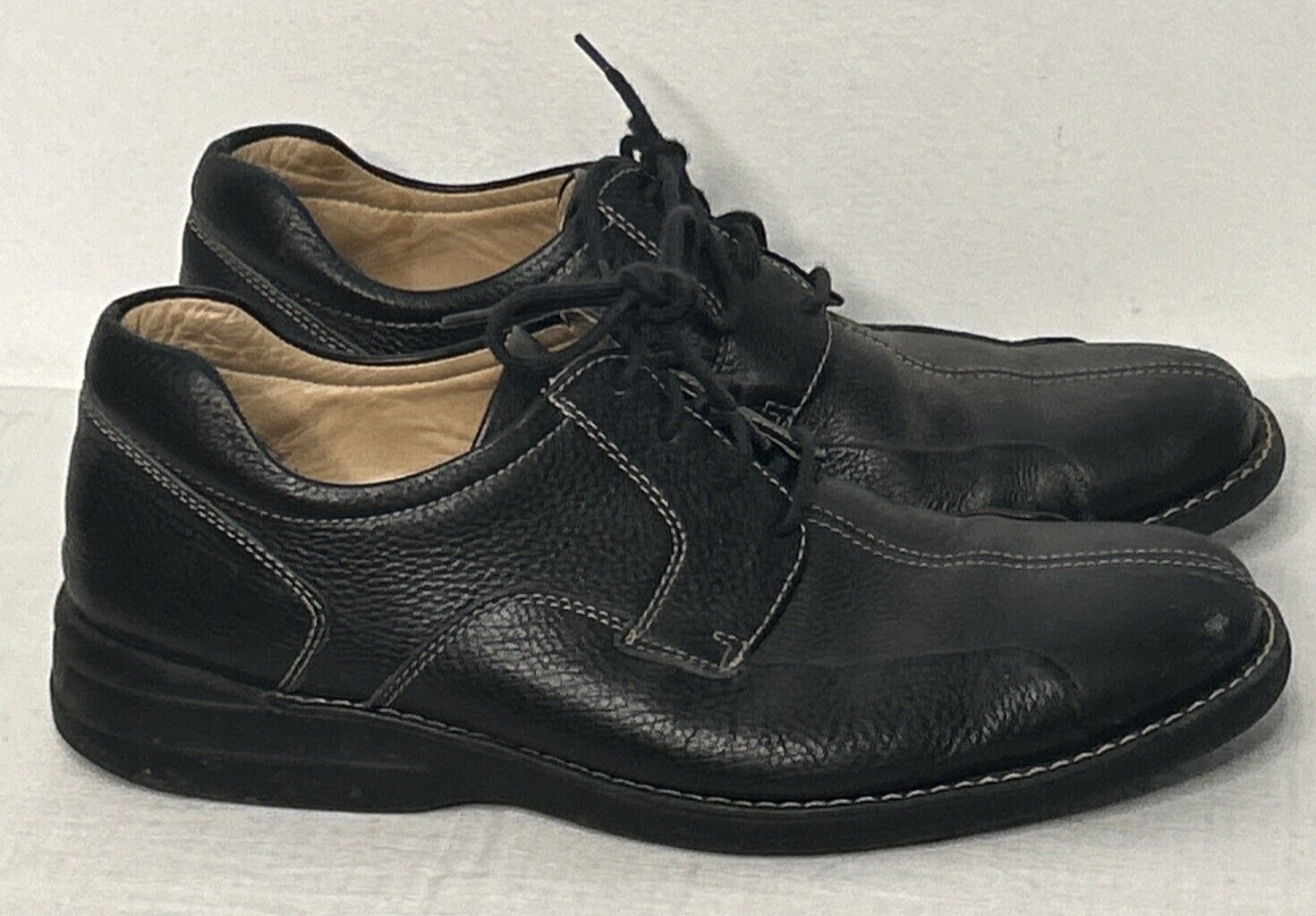 SAOLA Scarpa elegante Johnston & Murphy Shuler bicicletta 20 7223 nera taglia 8 5