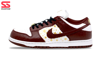 Nike Dunk SB Low x Supreme Stars Barkroot Brown (DH3228-103) Men's