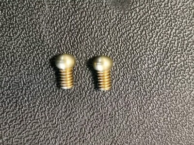 Two Brass Shotgun Front Bead .130'' Universal Fit 3-56 Thread #2