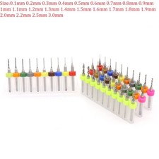 0.1-3.0mm Solid Carbide PCB CNC Micro Drill Bits Bit Set Rotary Milling