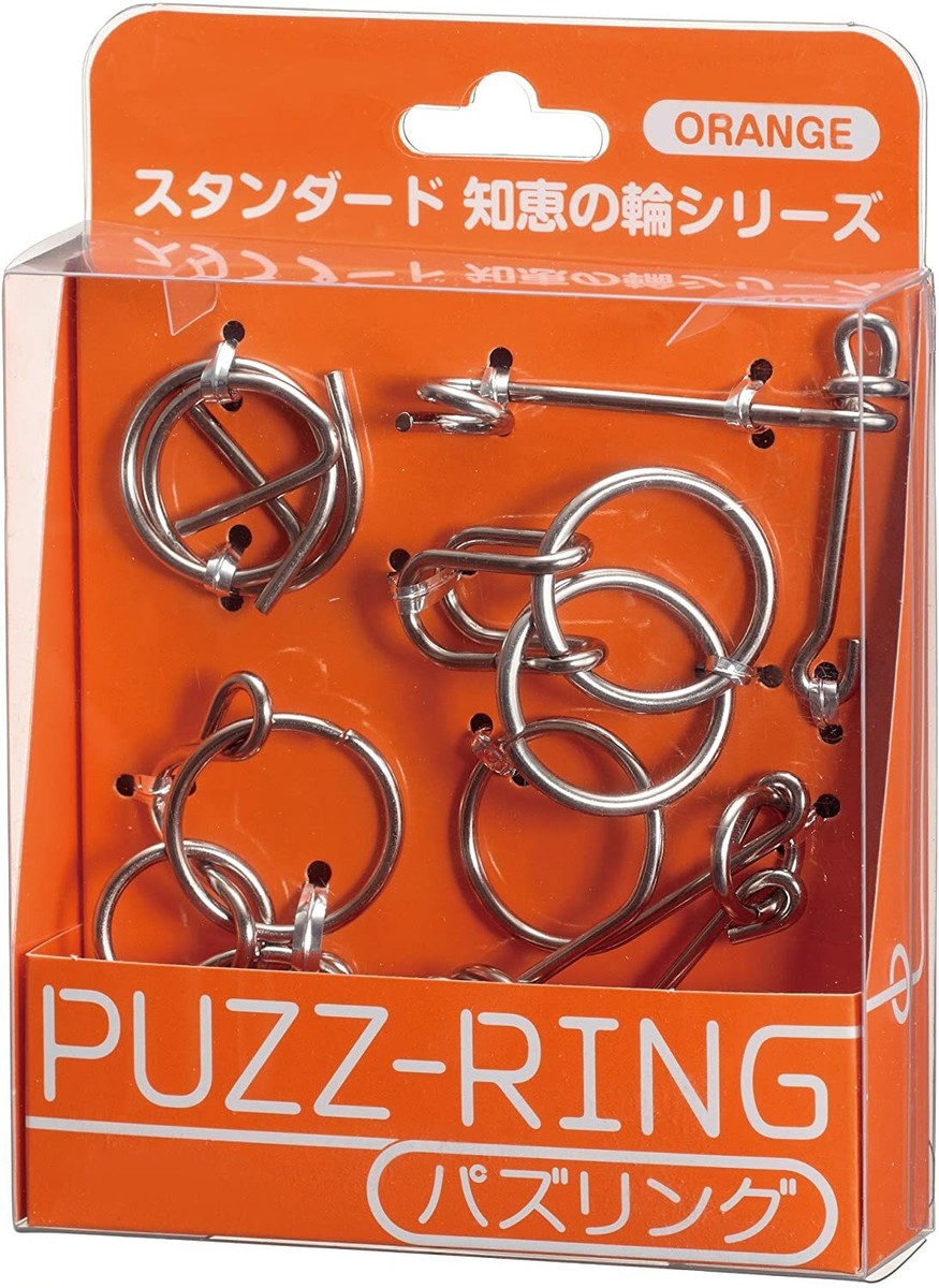 Hanayama PUZZ-RING Wire puzzles Ring set 