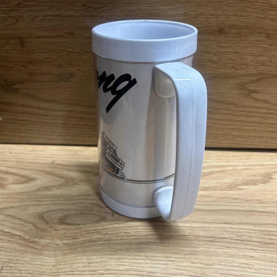 Taza de colección herramientas a presión camiones años 80 corriendo fuerte servicio térmico mecánico EE. UU. Foto 4 de 4