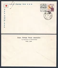 China Manchukuo - 1940 First National Census Japan Postage Stamp Association FDC