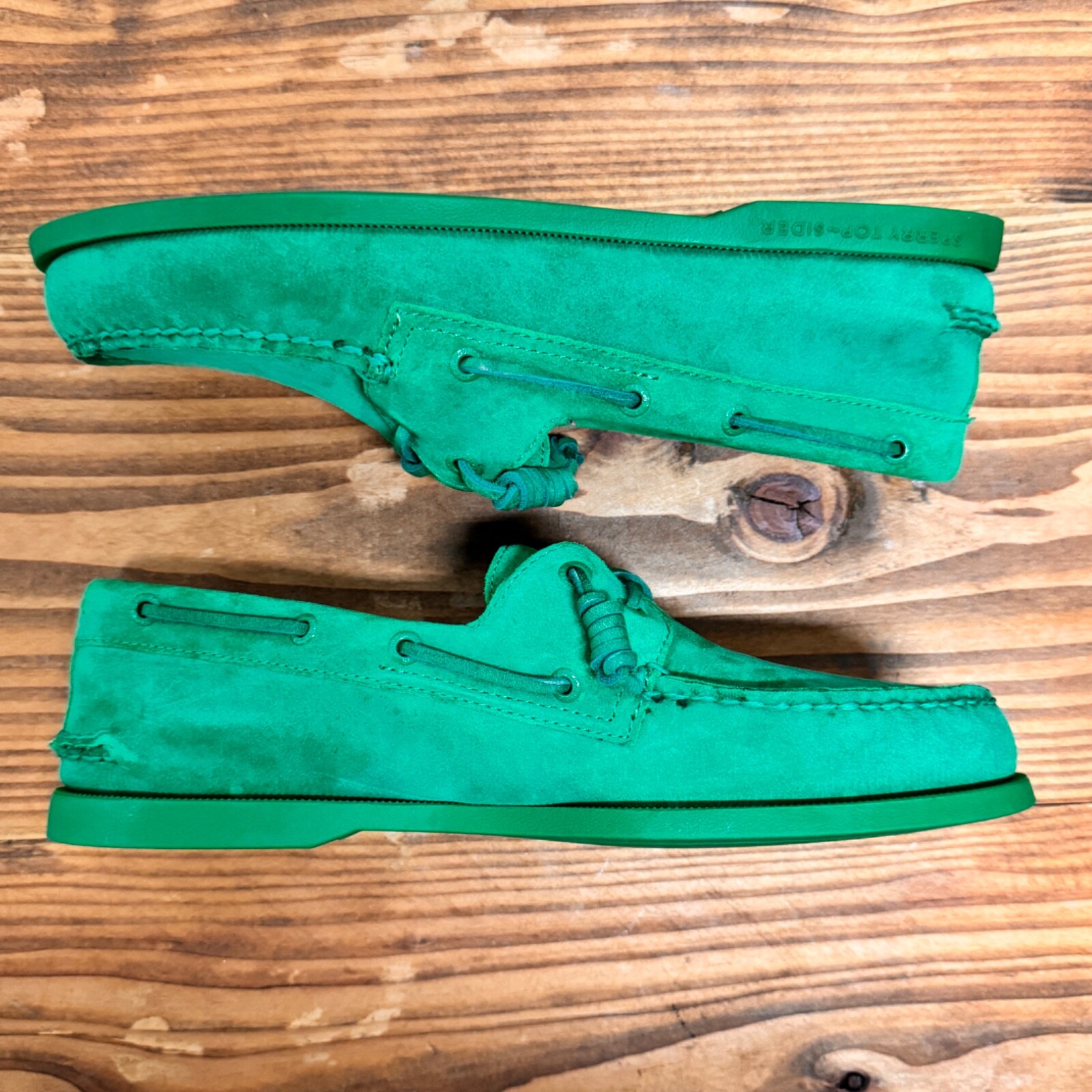 Sperry Top Sider A/O Barrel Lace Green Size 11m 0784637 eBay