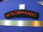 WW2 Shoulder Title no 5 commando british army embroidered cloth military service