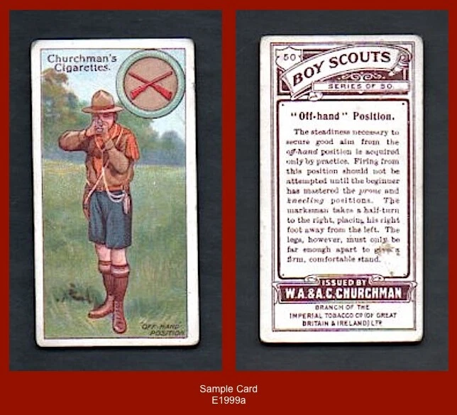 "BOY SCOUTS" - 1916 Churchman Cigarette Cards (28x cards from series of 50 ^ - Image 2 of 2
