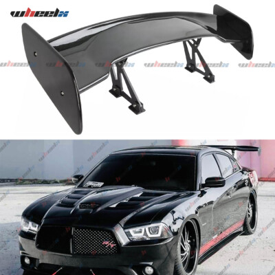 For Mitsubishi Lancer EVO 3000GT 57'' Gloss Blk Rear Trunk Spoiler Racing GT Wing