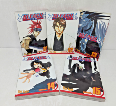 BLEACH Manga Series by Tite Kubo - Volumes 11 / 12 / 13 / 14 / 15