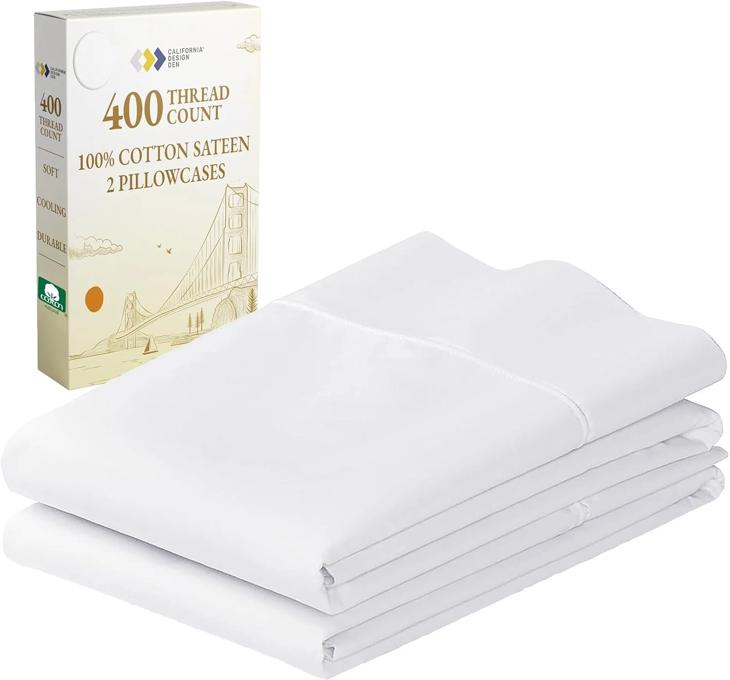 Ropa de cama de algodón blanco
