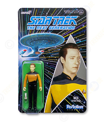 Star Trek: The Next Generation Super7 Data Actionfigur - 9,5 cm
