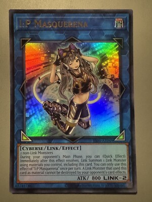 YUGIOH I:P MASQUERENA (LINK) ASIA ENGLISH EDITION ES01-AE048 ULTRA RARE