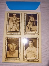 1986 Pacific Cramer Baseball Legends Display Box W/121-124 Of SET