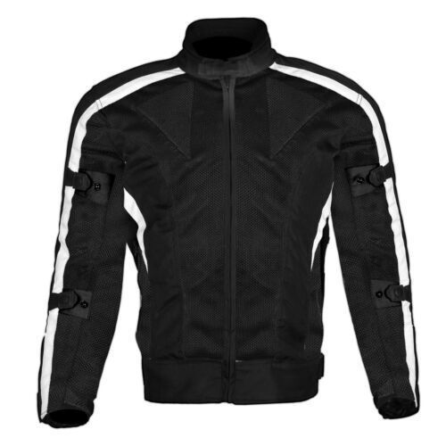 Australian Bikers Gear Motorcycle Waterproof Textile Mesh Textile Jacket Armor - Picture 18 of 58